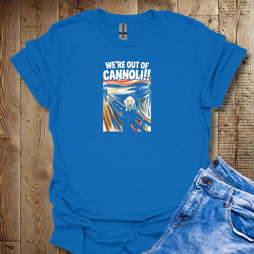 The Scream We're Out of Cannoli Unisex T-shirt