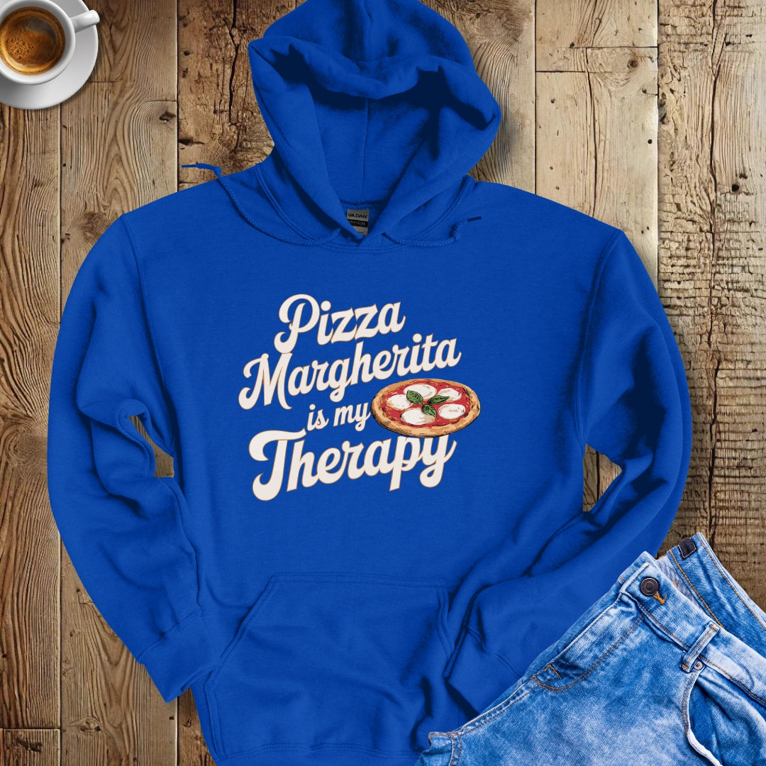 Pizza Margherita Is My Therapy Hoodie Sweatshirt