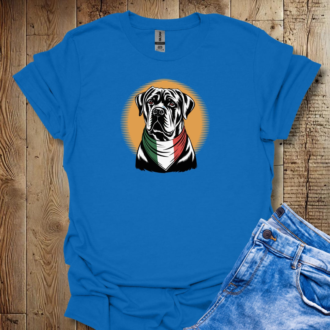 Cane Corso Italian Flag Bandana Unisex T-shirt