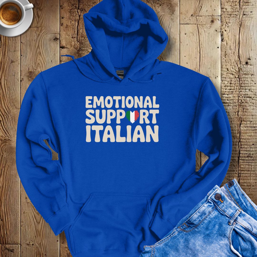 Emotional Support Italian Hoodie Sweatshirt