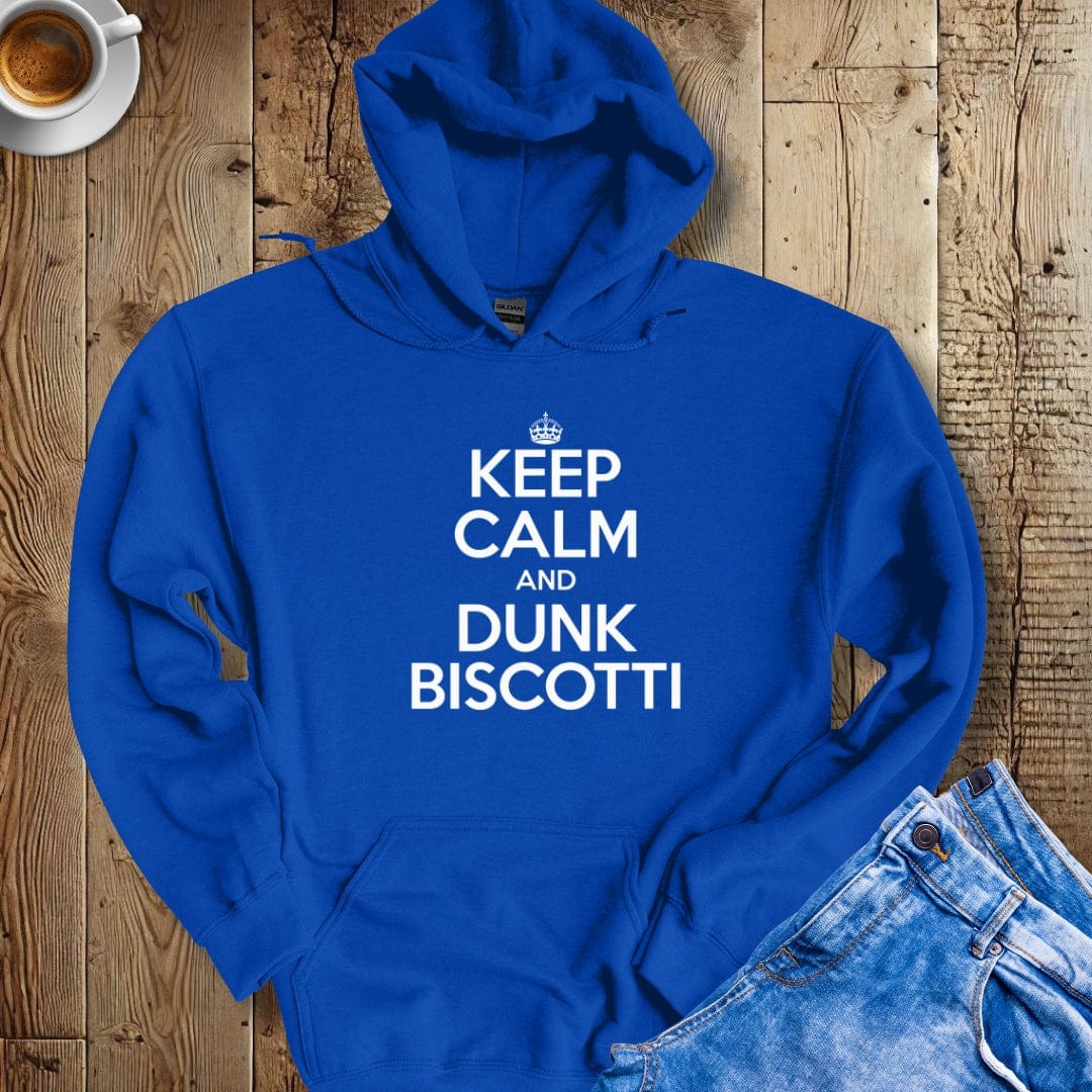 Keep Calm and Dunk Biscotti Hoodie Sweatshirt