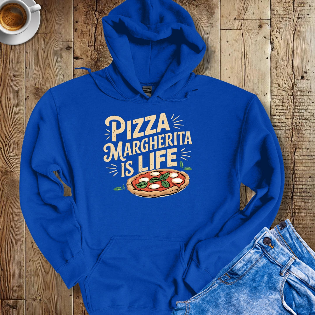Pizza Margherita is Life Hoodie Sweatshirt