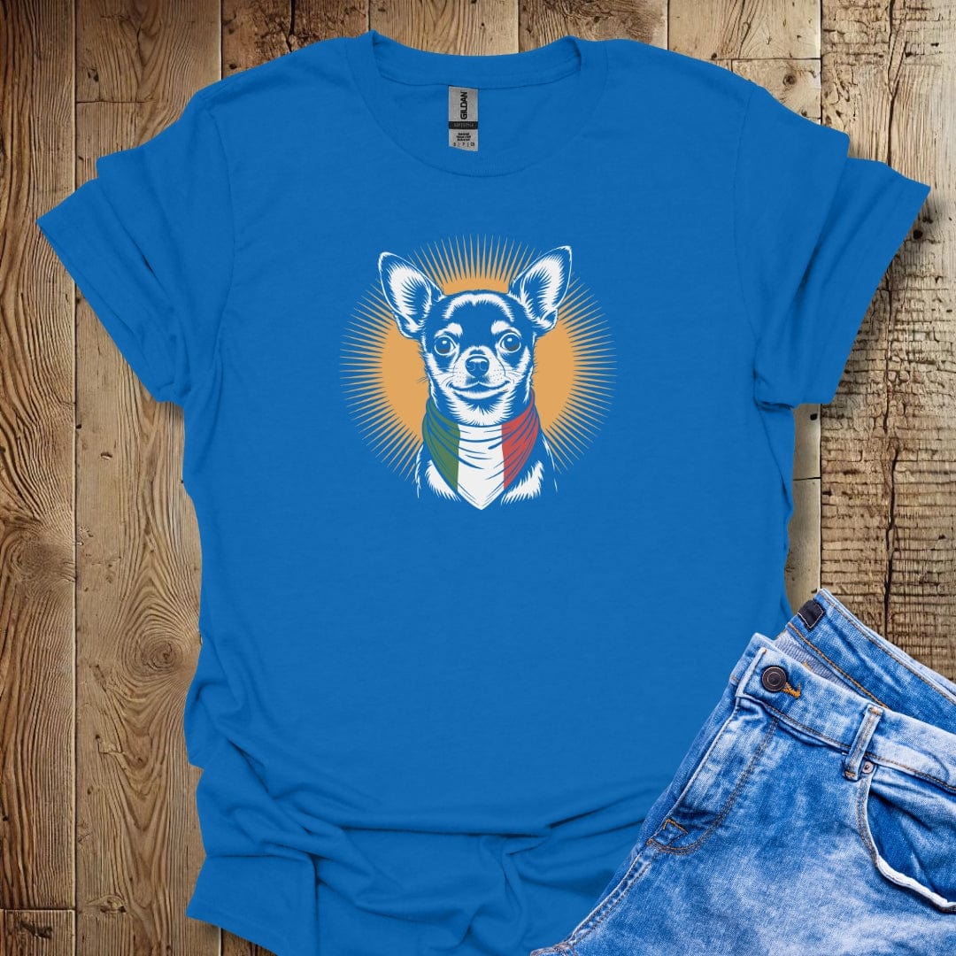 Chihuahua Italian Flag Bandana Unisex T-shirt