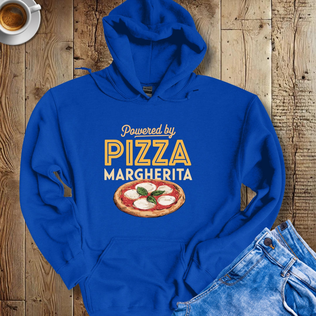Powered by Pizza Margherita Hoodie Sweatshirt