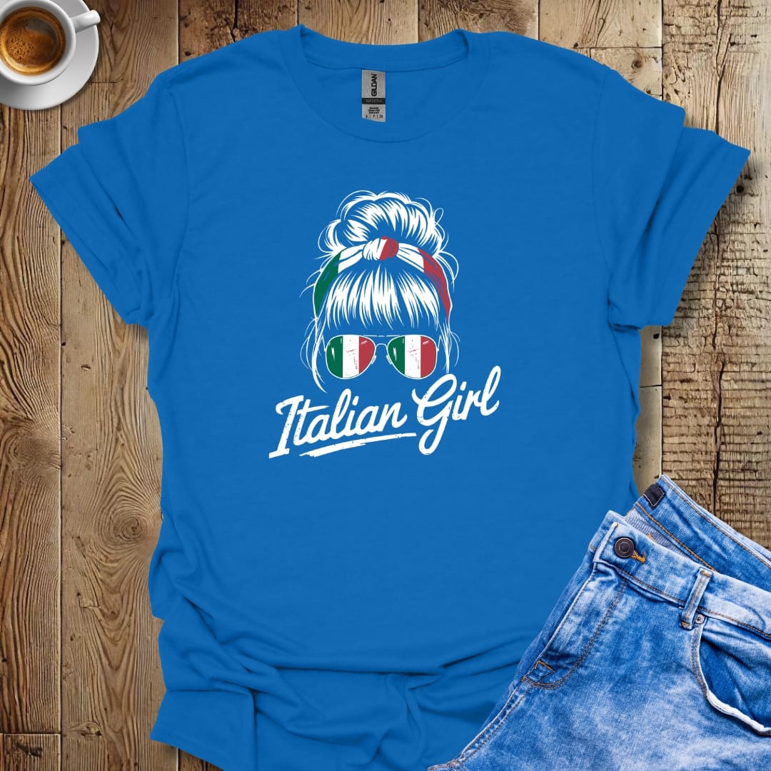 Italian Girl Messy Bun T-shirt