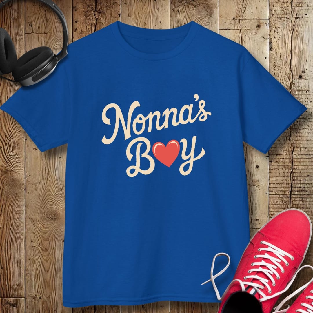Nonna's Boy Valentine Kids Tee