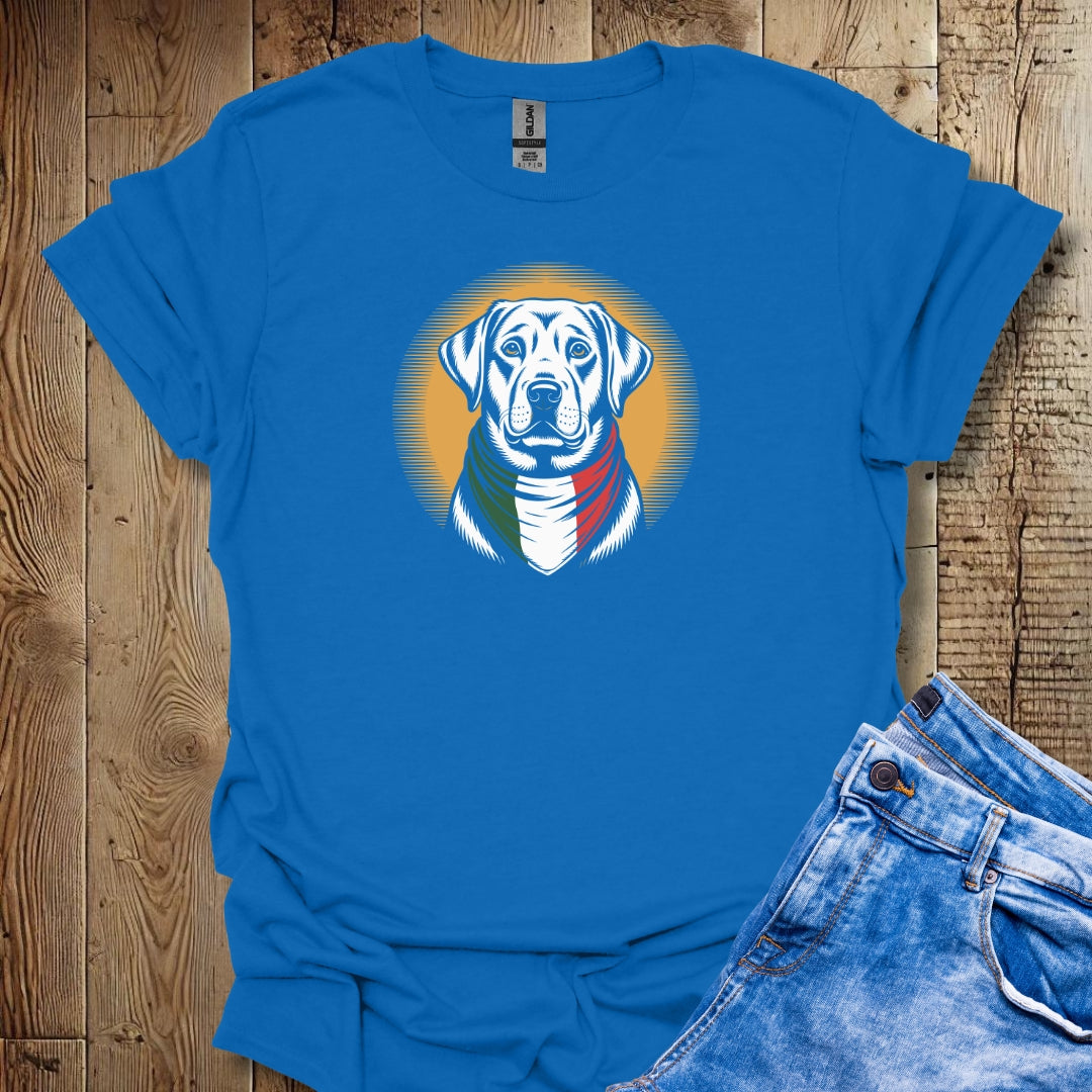 Labrador Italian Flag Bandana Unisex T-shirt