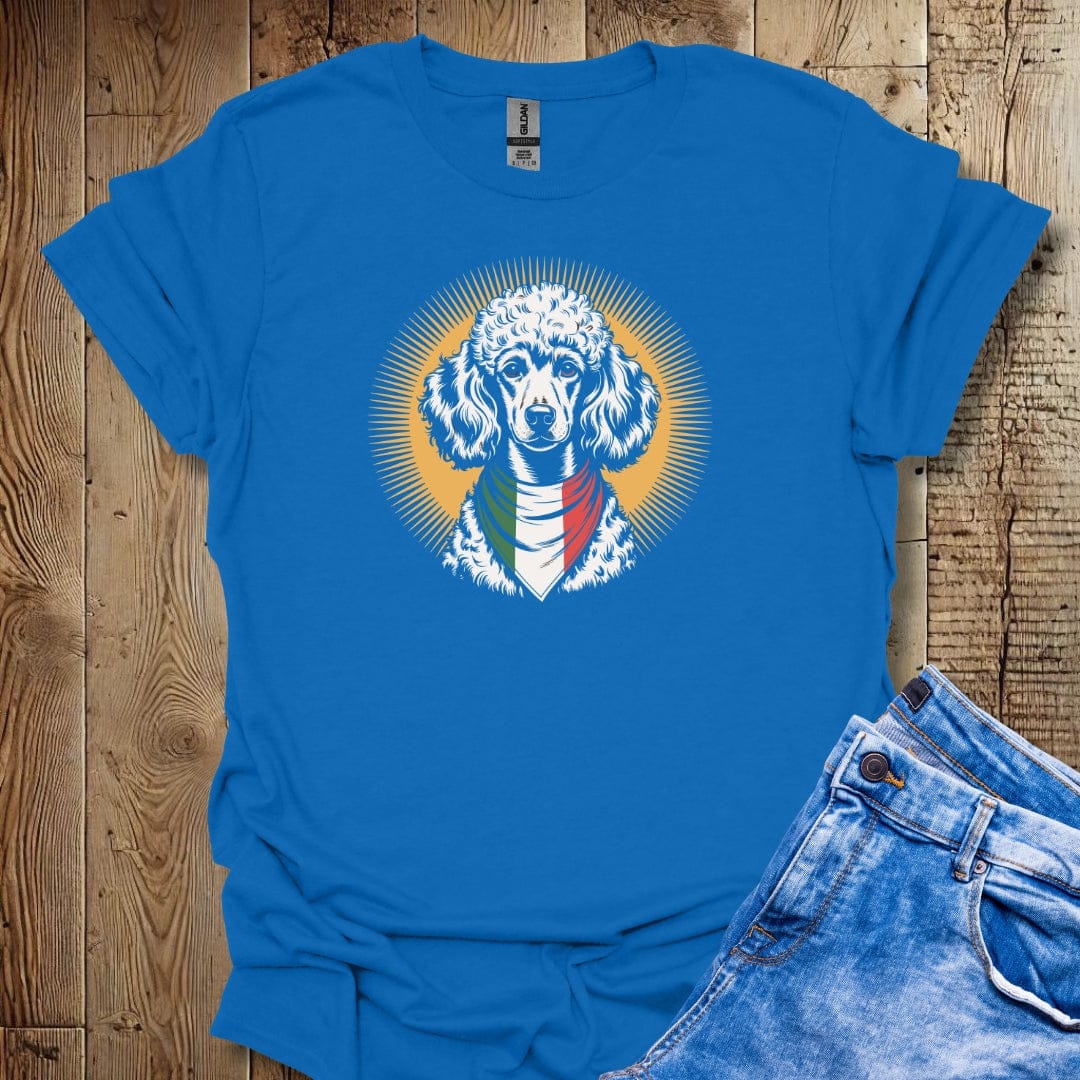 Poodle Italian Flag Bandana Unisex T-shirt