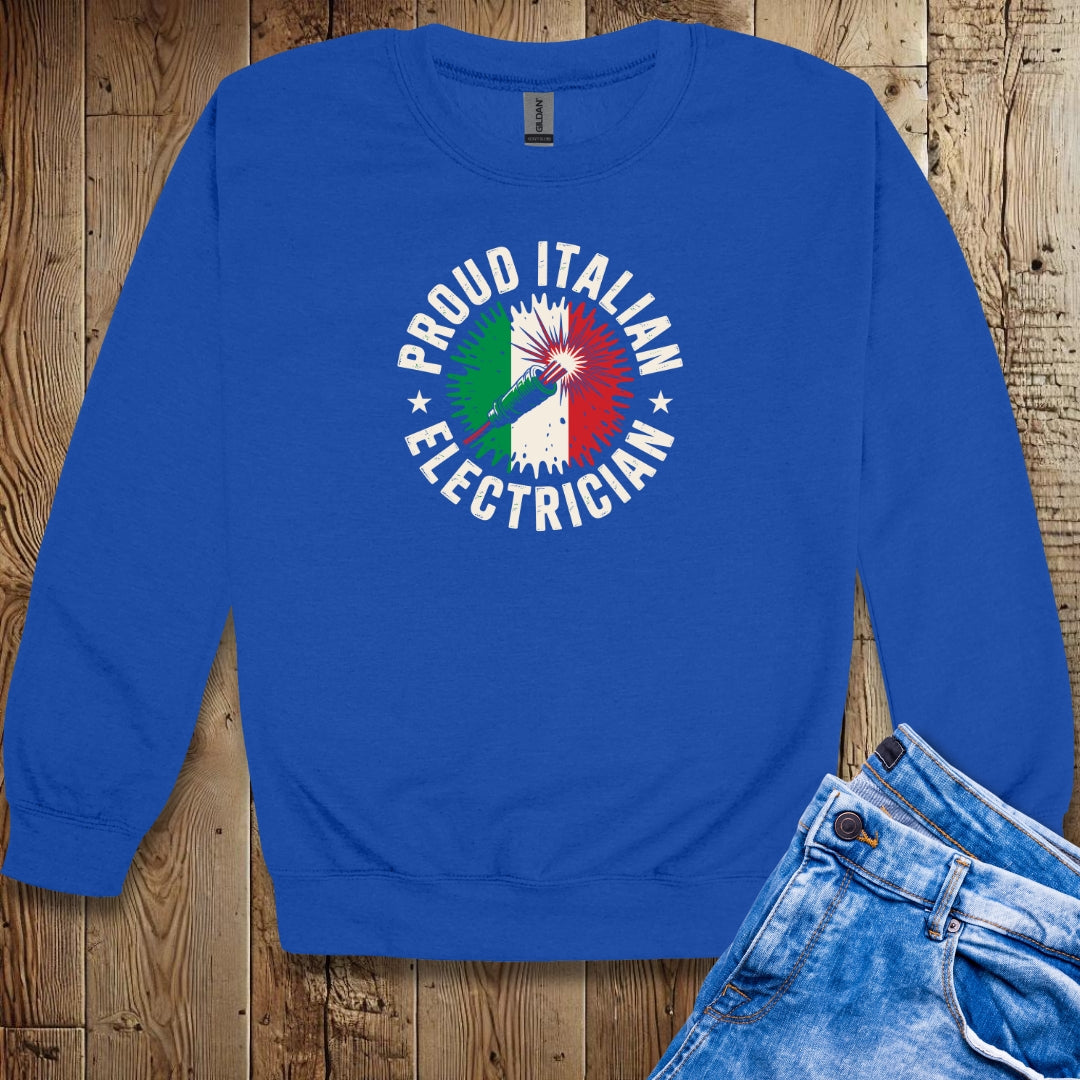 Proud Italian Electrician Sweatshirt