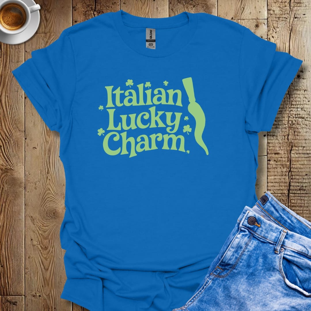 Italian Lucky Charm Irish Green Cornicello Malocchio T-Shirt
