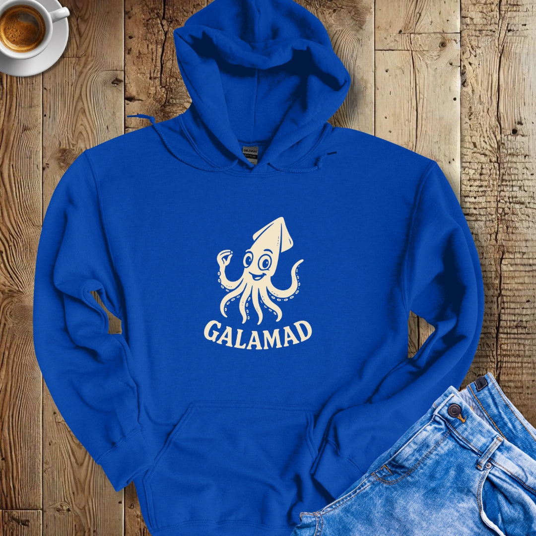 Galamad Calamari Squid Italian Hand Hoodie Sweatshirt