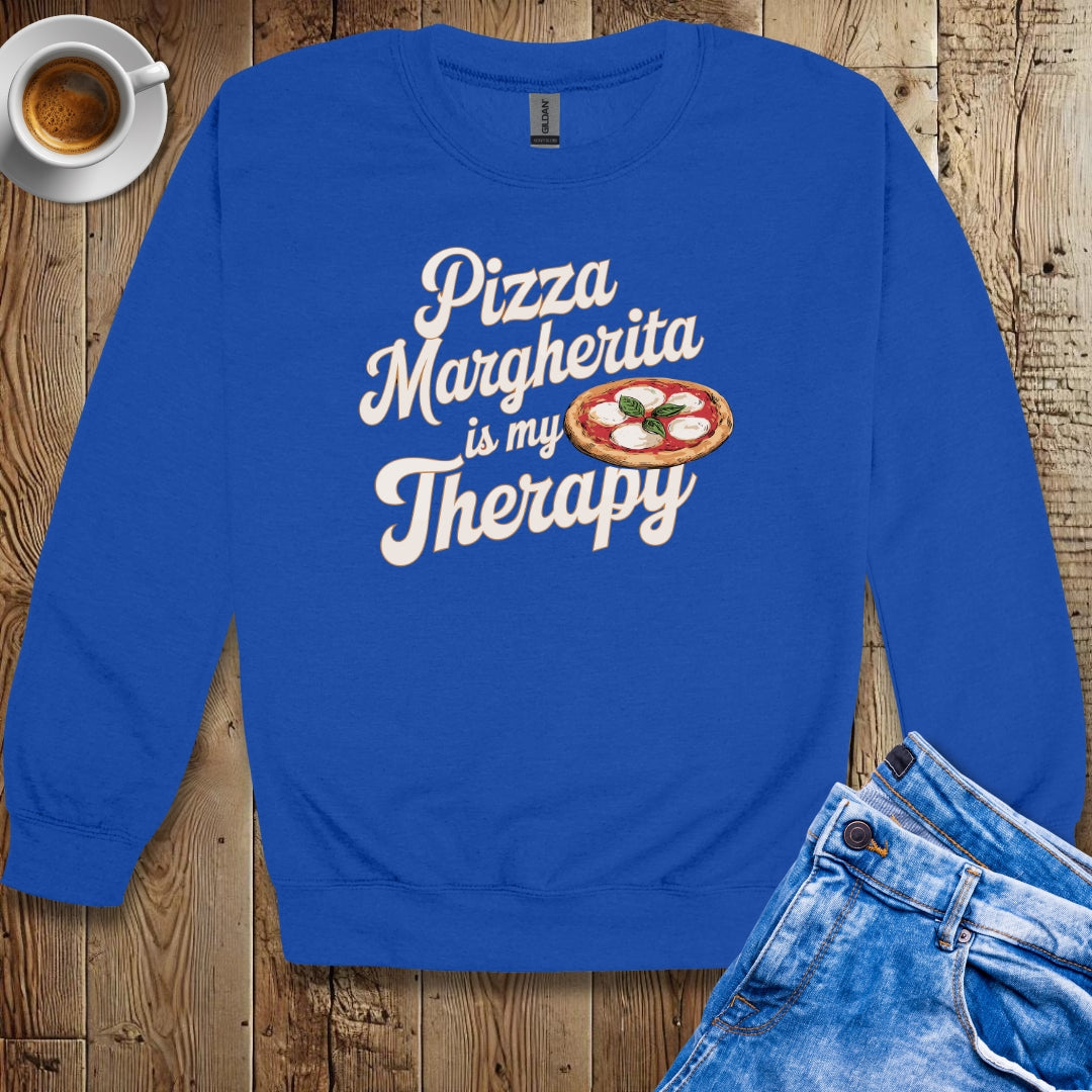 Pizza Margherita Is My Therapy Sweatshirt