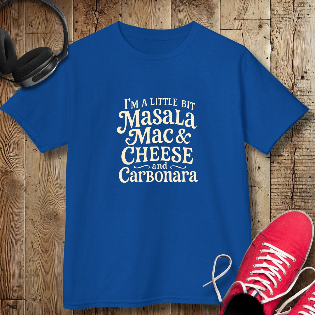 Masala Mac & Cheese and Carbonara Tee