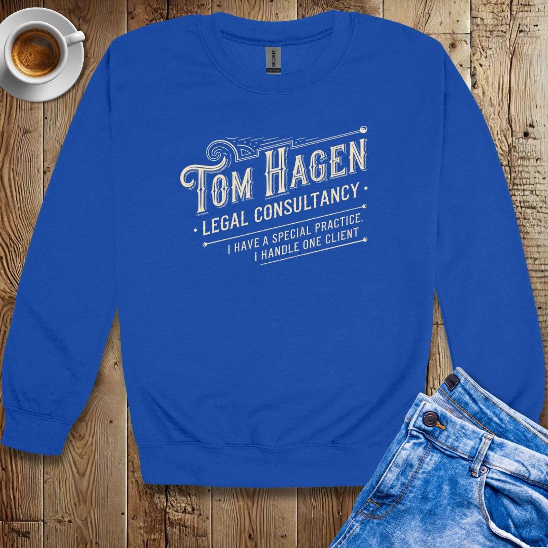 Tom Hagen Legal Consultancy Godfather Parody Sweatshirt