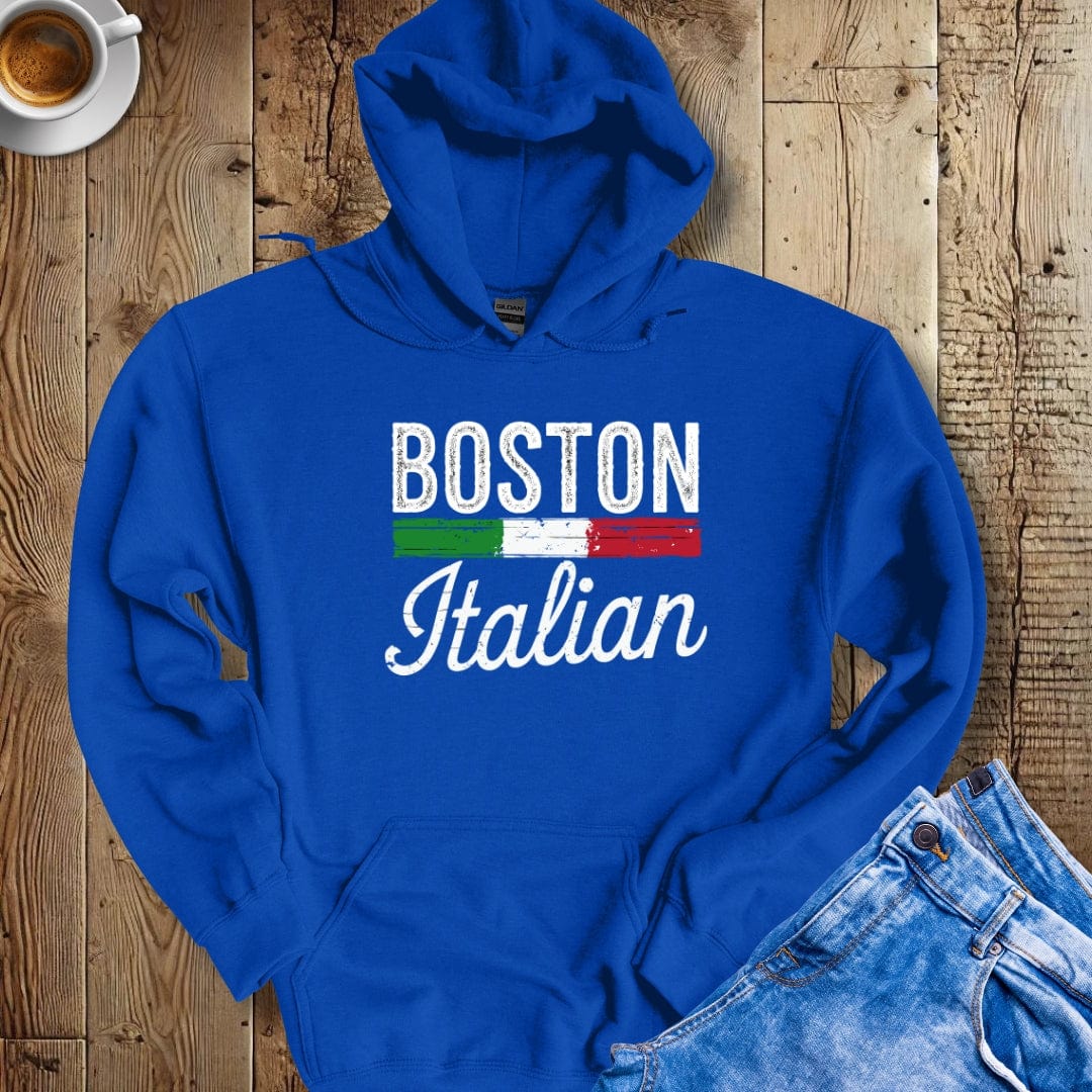 Boston Italian Hoodie Sweatshirt