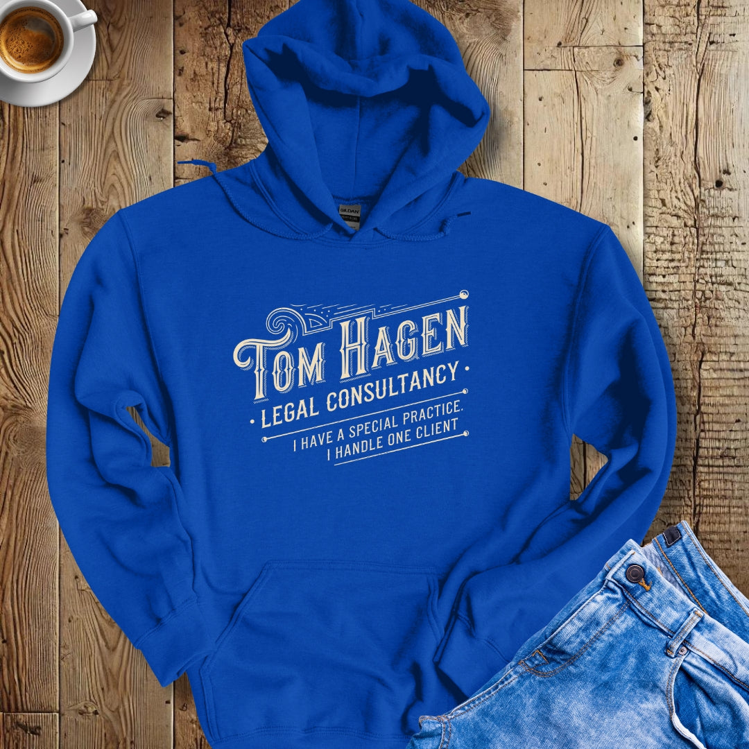 Tom Hagen Law Consultancy Godfather Parody Hoodie Sweatshirt