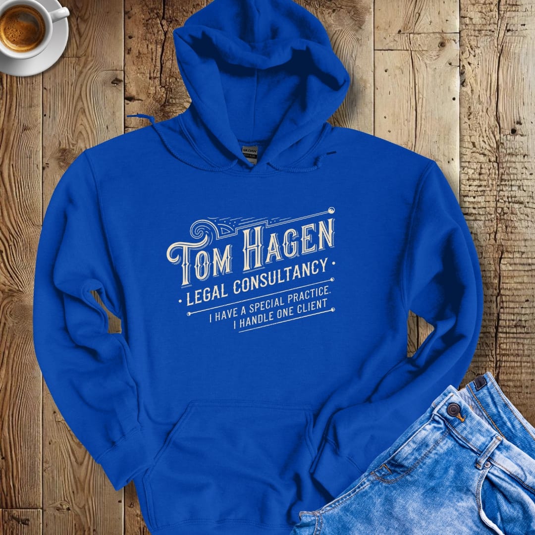 Tom Hagen Law Consultancy Godfather Parody Hoodie Sweatshirt