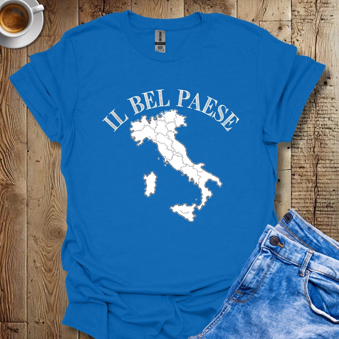 Il Bel Paese Italy Map Italian Pride T-shirt