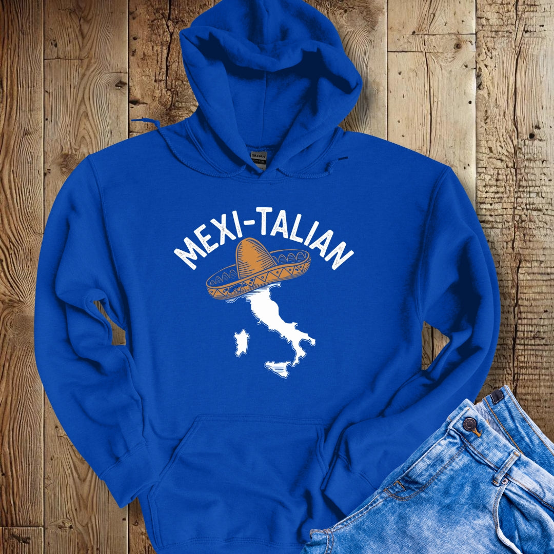 Mexi-Talian Half Mexican Italian Hoodie Sweatshirt