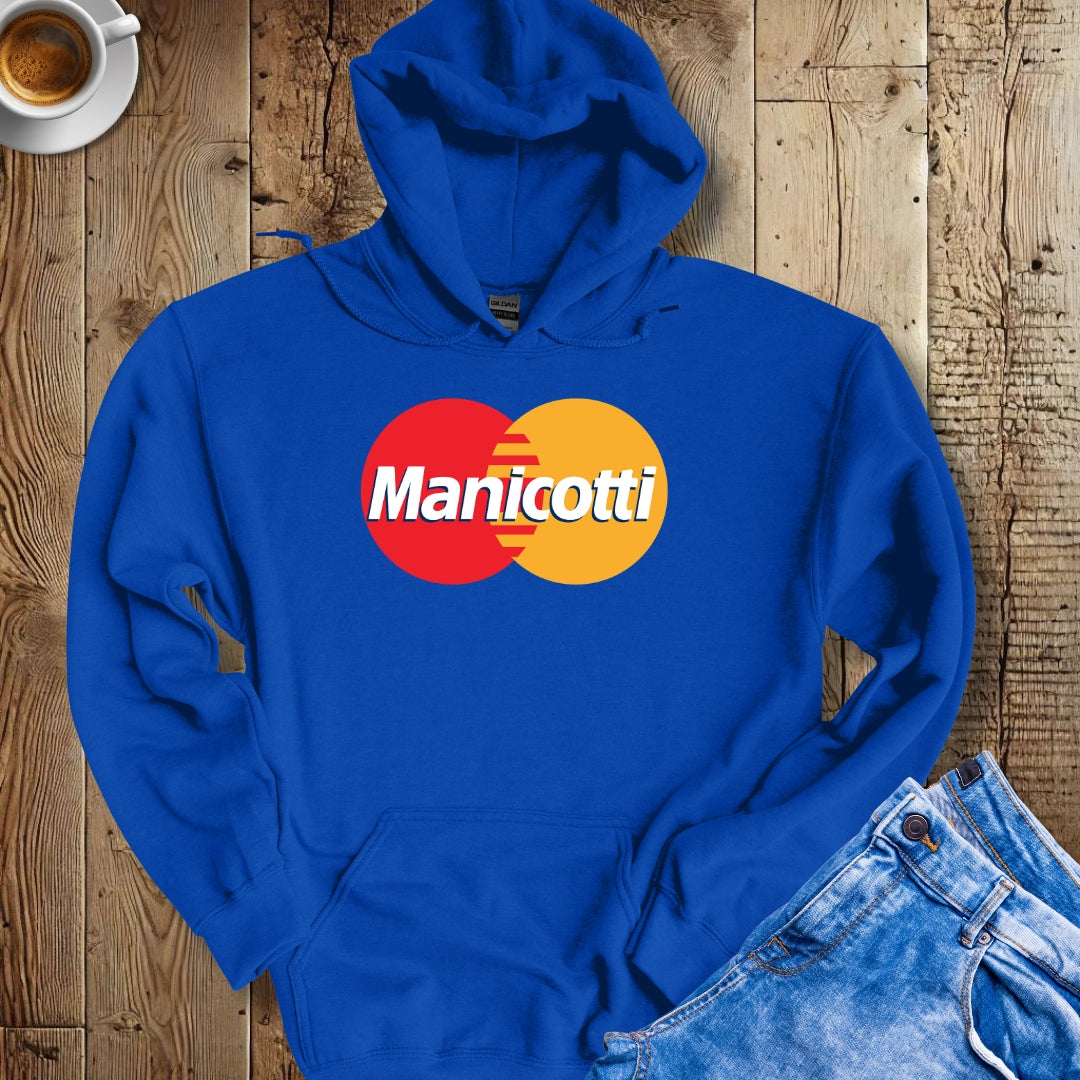 Manicotti Mastercard Logo Hoodie Sweatshirt