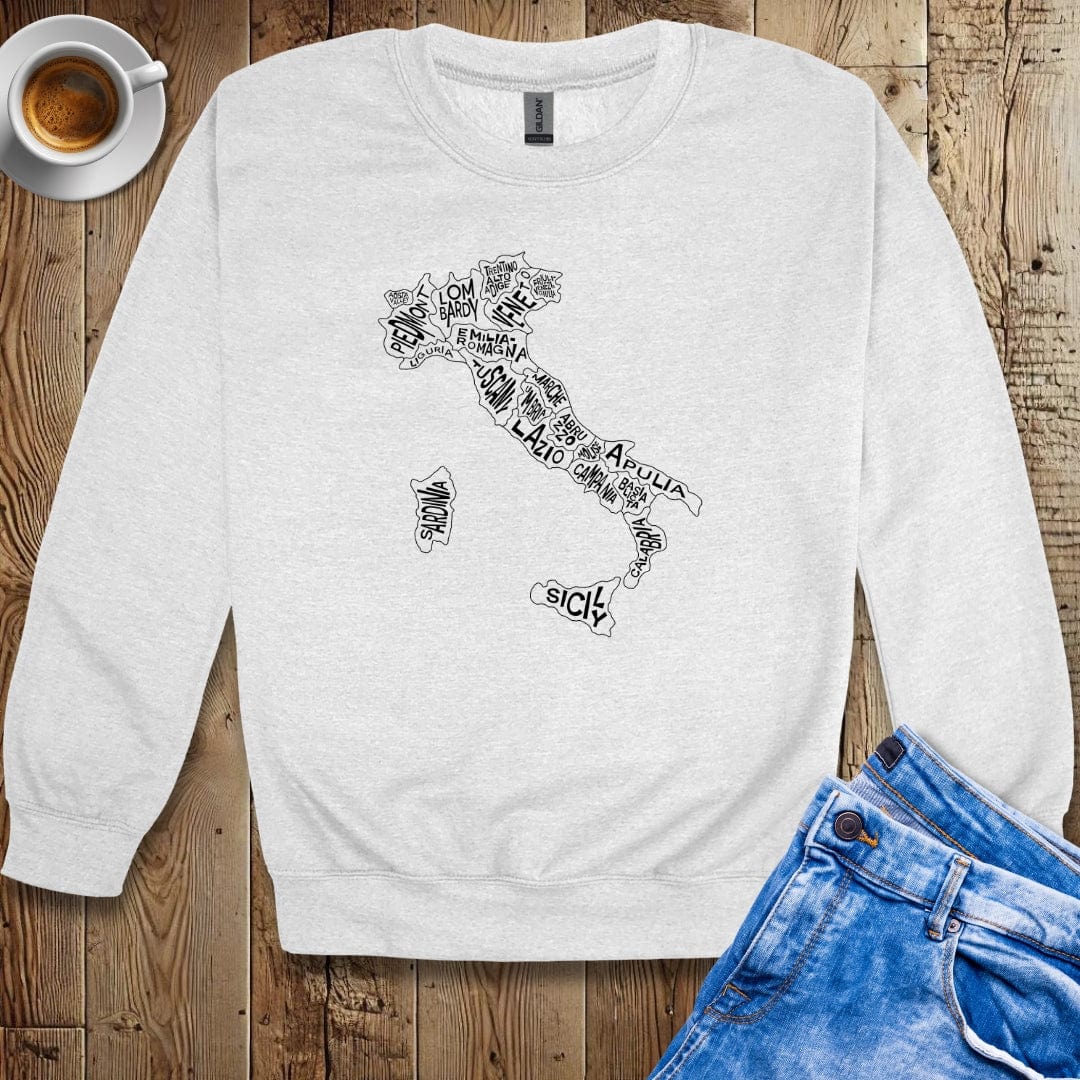 Regional Italian Map Sweatshirt