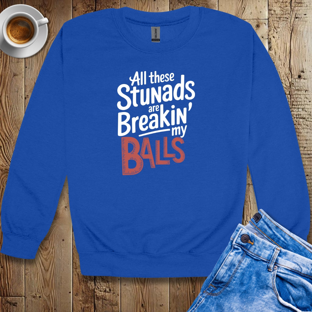 All These Stunads Breaking My Balls Sweatshirt