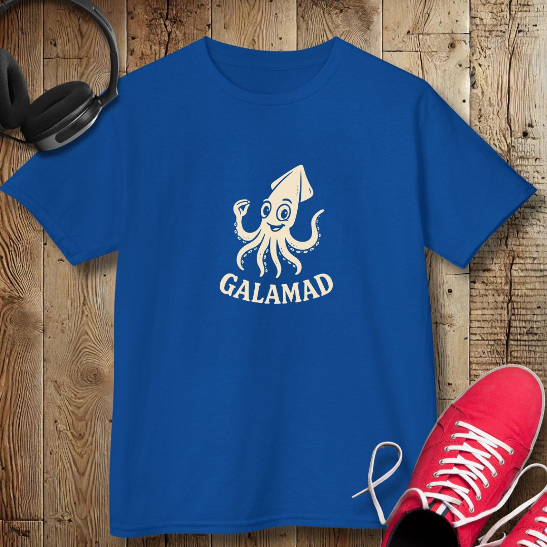 Galamad Italian Hand Squid Calamari Malocchio Kids Tee