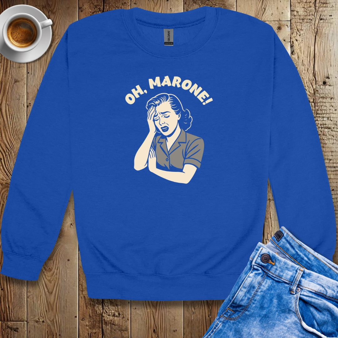 Oh Marone for Women Crew Neck Sweatshirt