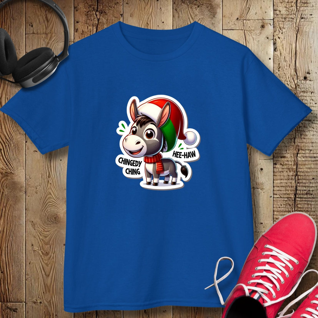 Christmas Dominick the Donkey Kids Tee - Fun Holiday Shirt