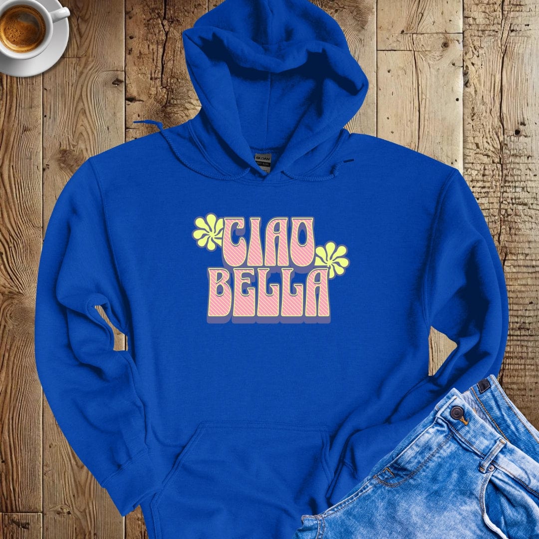 Retro Ciao Bella Hoodie Sweatshirt