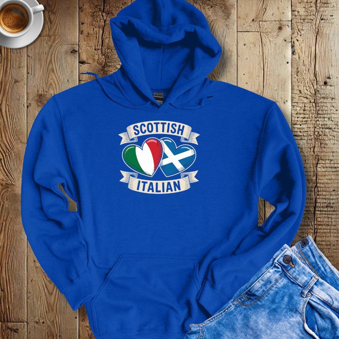 Half Scottish Half Italian Hoodie Sweatshirt