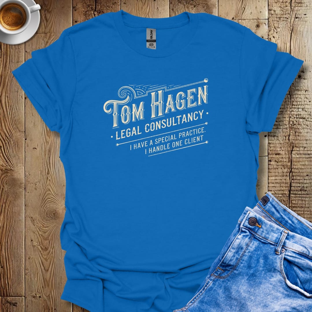 Tom Hagen Legal Consultancy Godfather Parody T-shirt