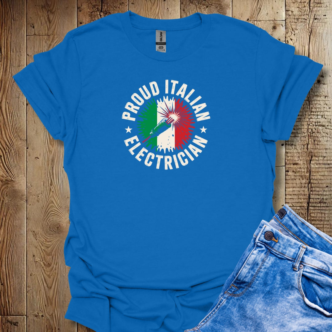 Proud Italian Electrician T-shirt