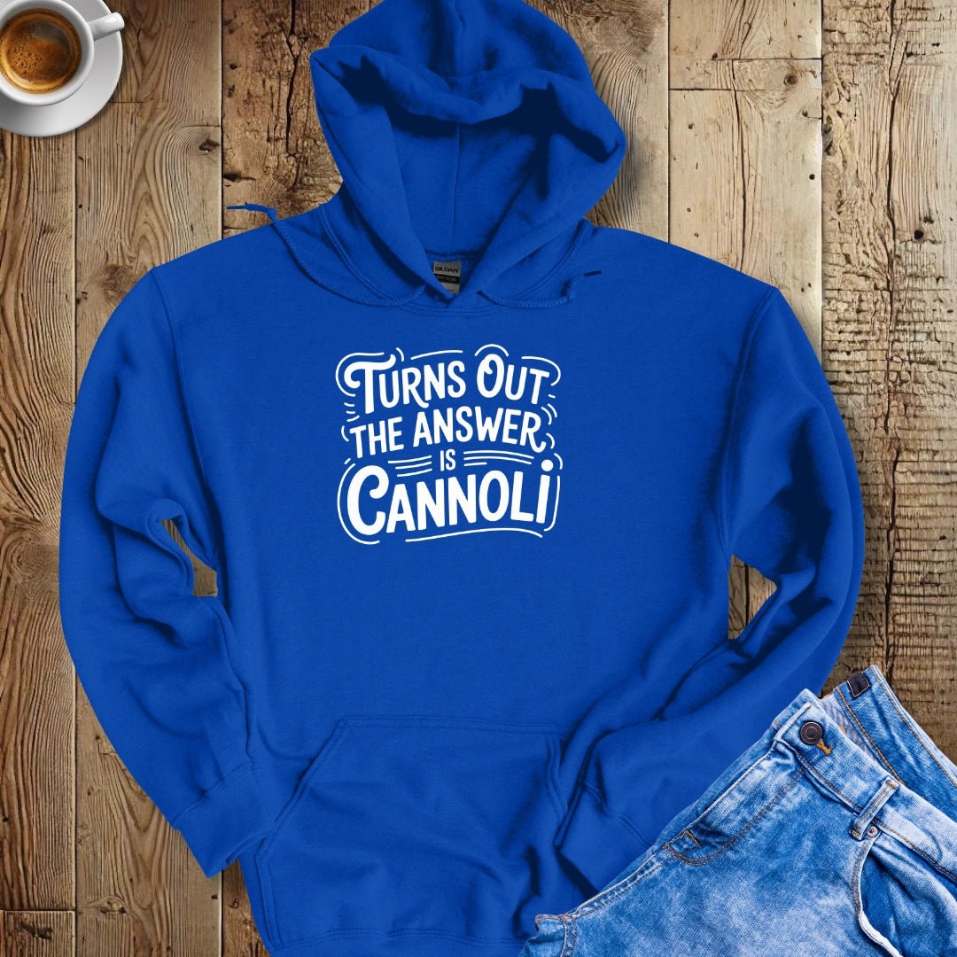 The Answer is Cannoli Hoodie Sweatshirt