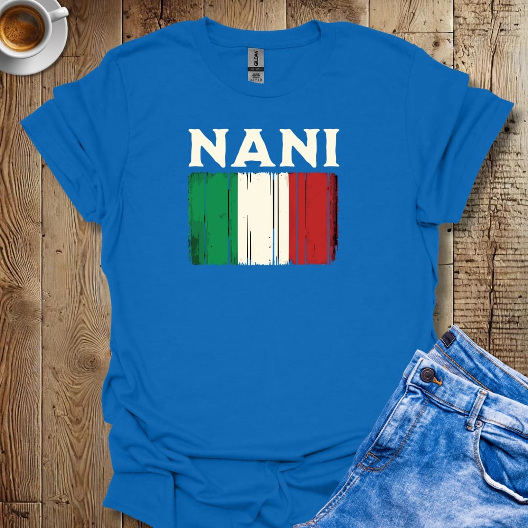 Nani Distressed Italian Flag T-shirt