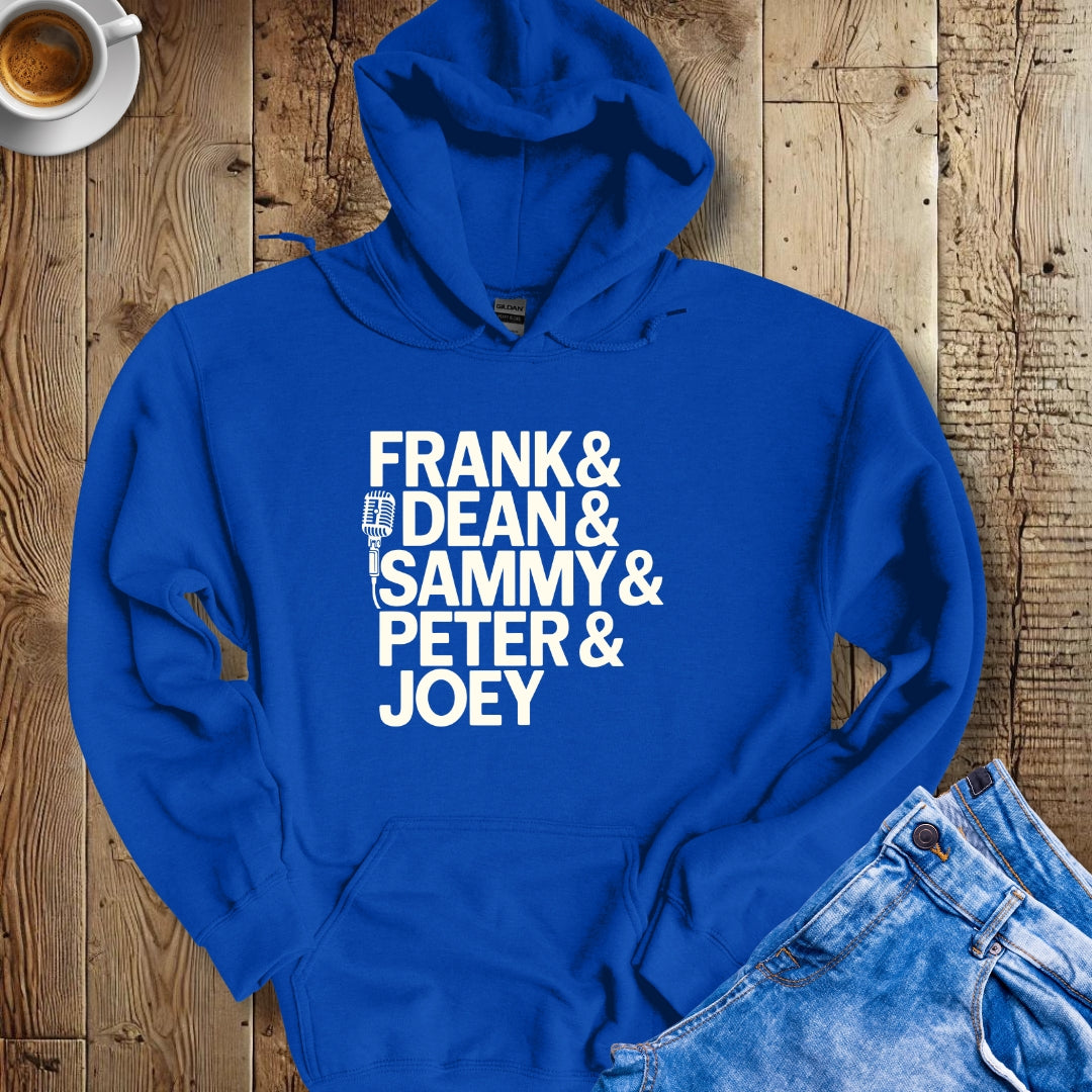 Rat Pack Names Sinatra Martin Hoodie Sweatshirt