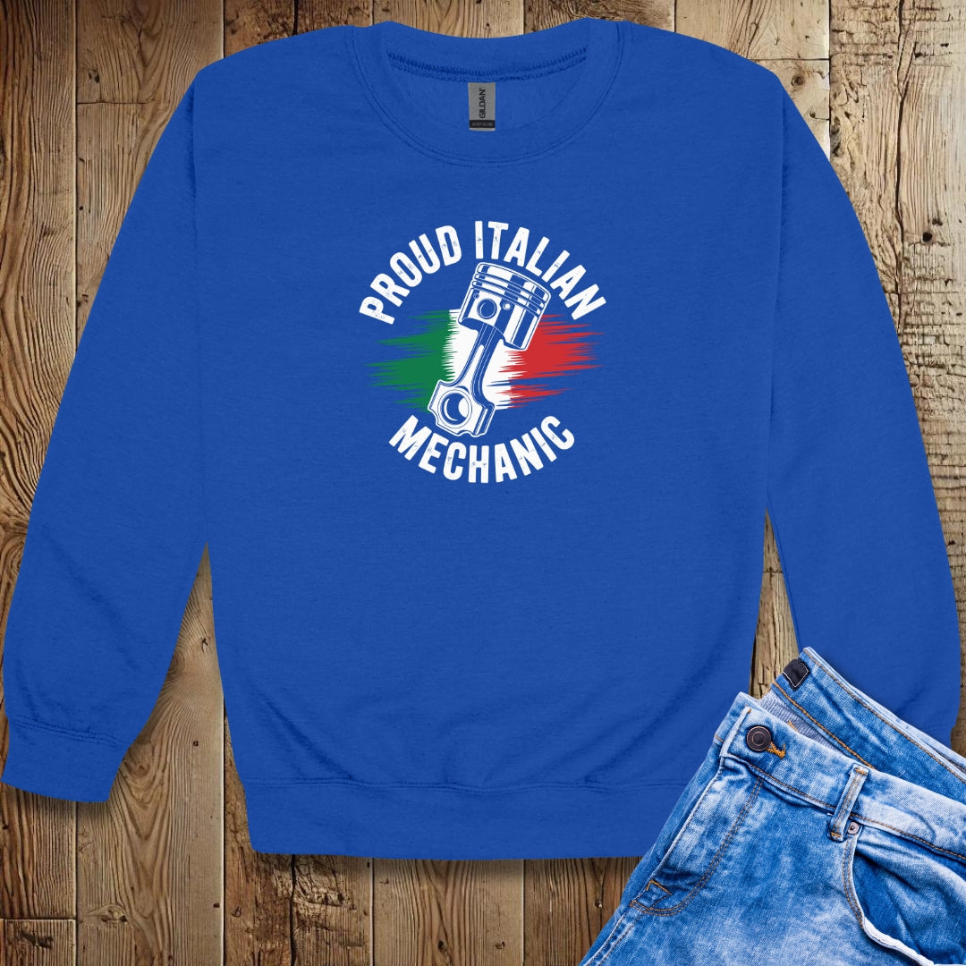 Proud Italian Mechanic Sweatshirt