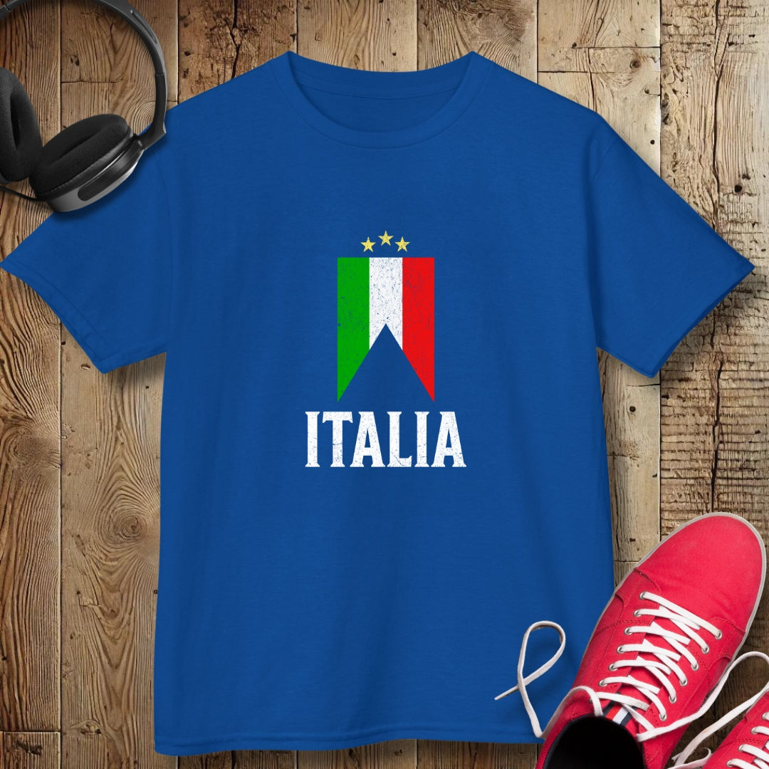 Italian Flag Badge Kids Tee