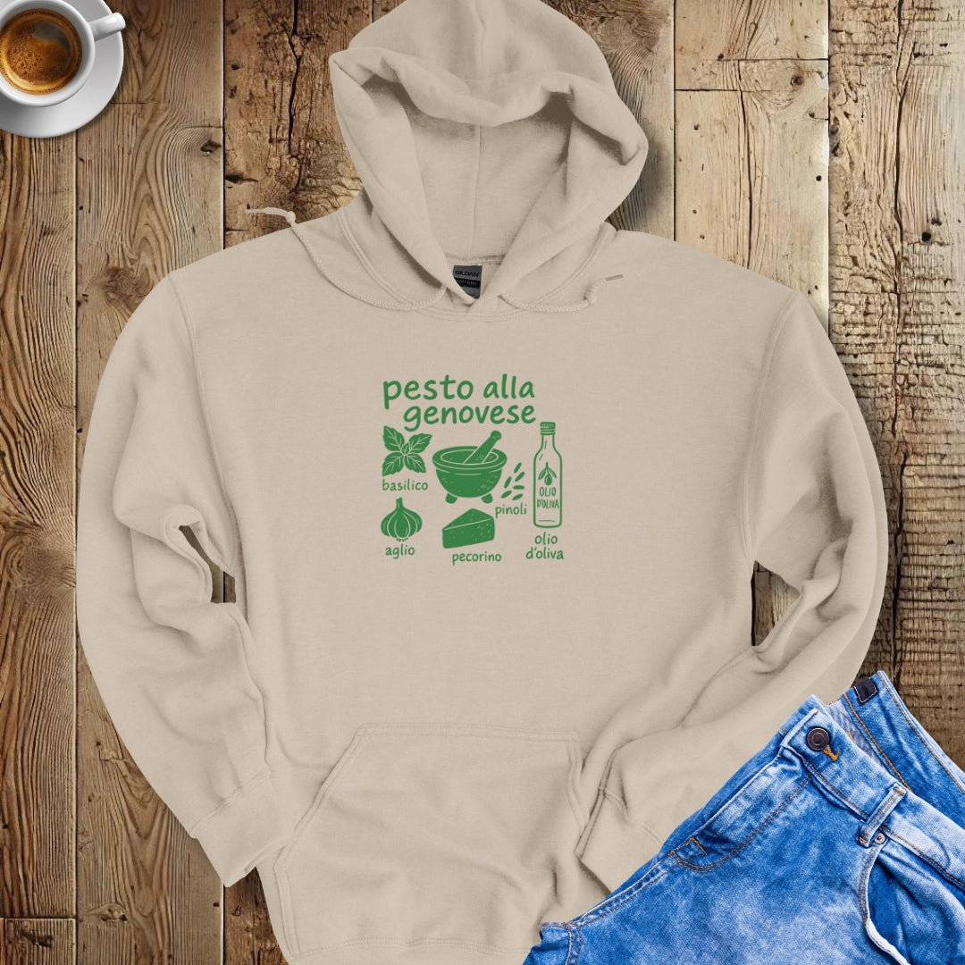 Pesto alla Genovese Ingredients Hoodie Sweatshirt