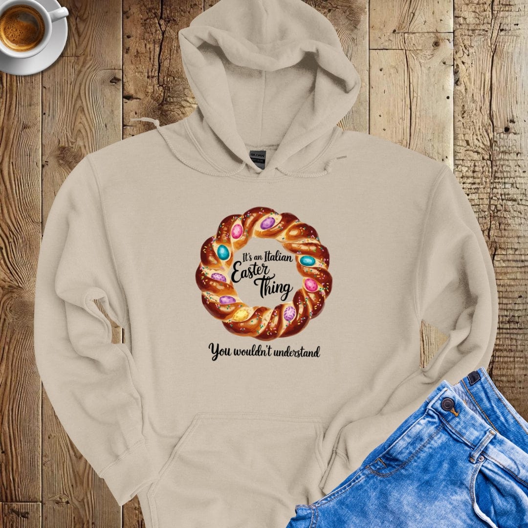 Pan Pasqua It's an Italian Easter Thing Hoodie Sweatshirt