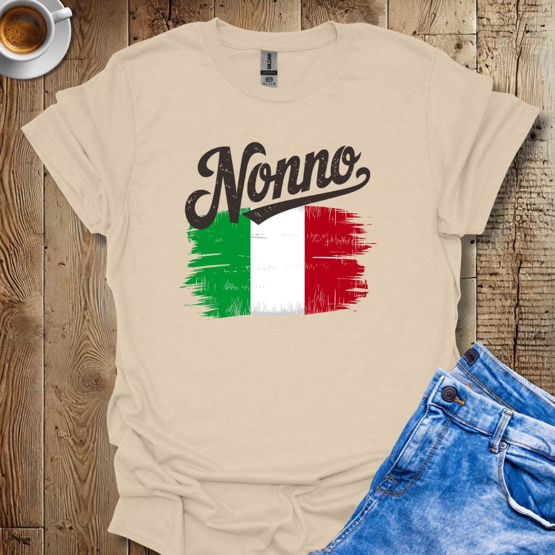 Nonno Distressed Flag T-shirt