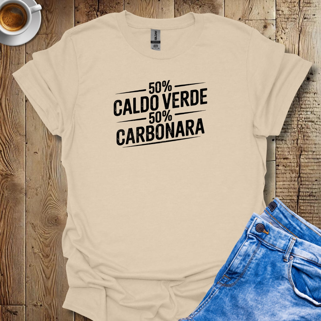 50% Caldo Verde 50% Carbonara Half Portuguese Italian Negroni Time