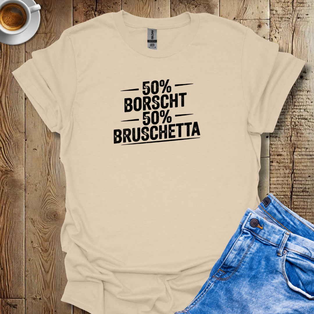 50% Borscht 50% Bruschetta Half Ukrainian Italian Negroni Time