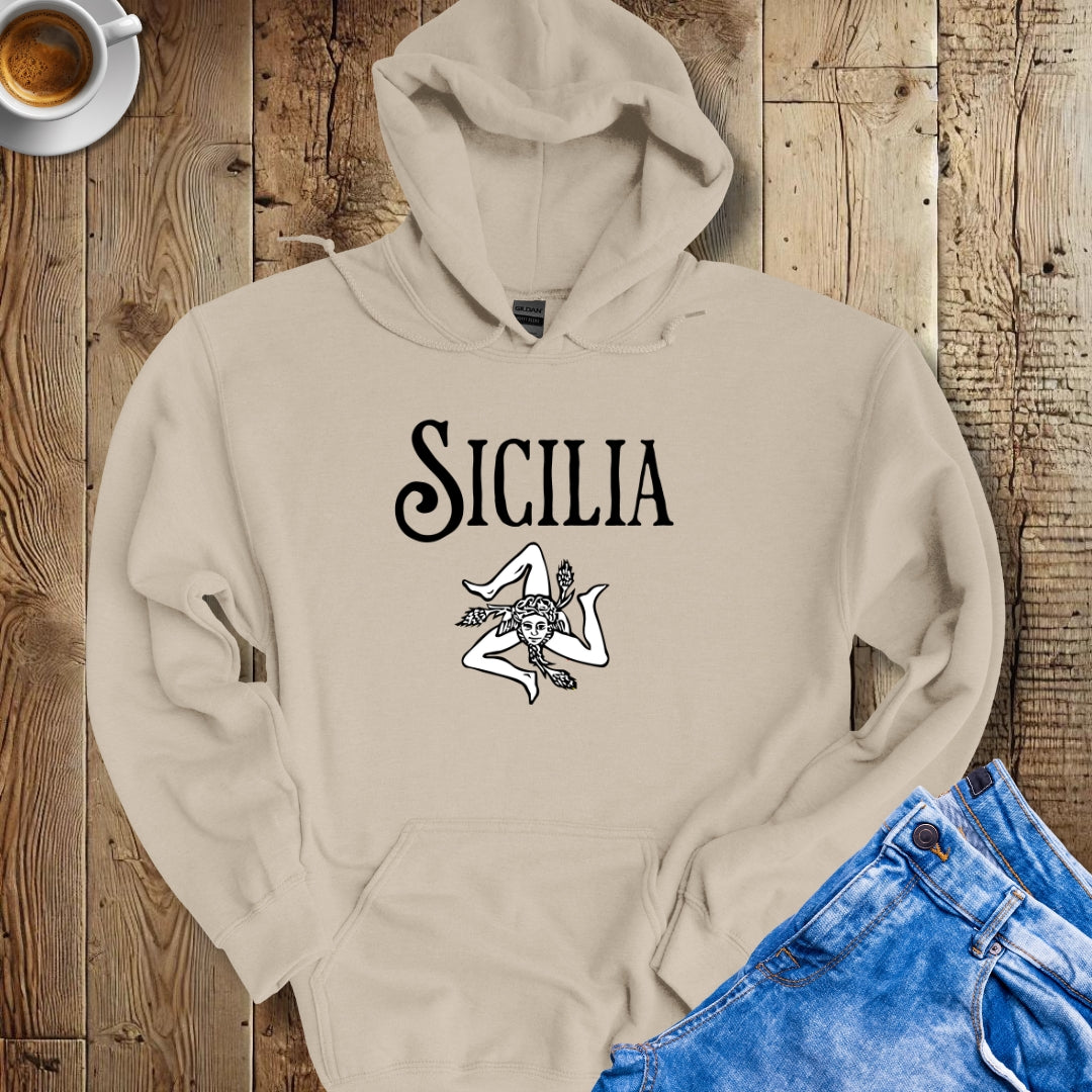 Sicilia Trinacria Sicily Hoodie Sweatshirt