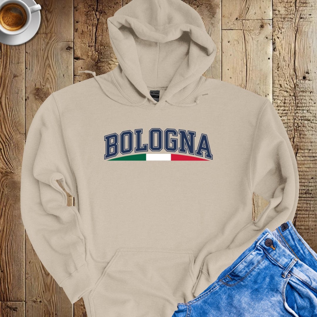 Varsity Style Bologna Hoodie Sweatshirt