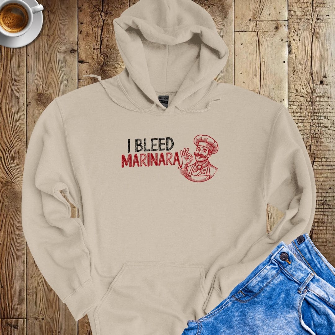 I Bleed Marinara Hoodie Sweatshirt