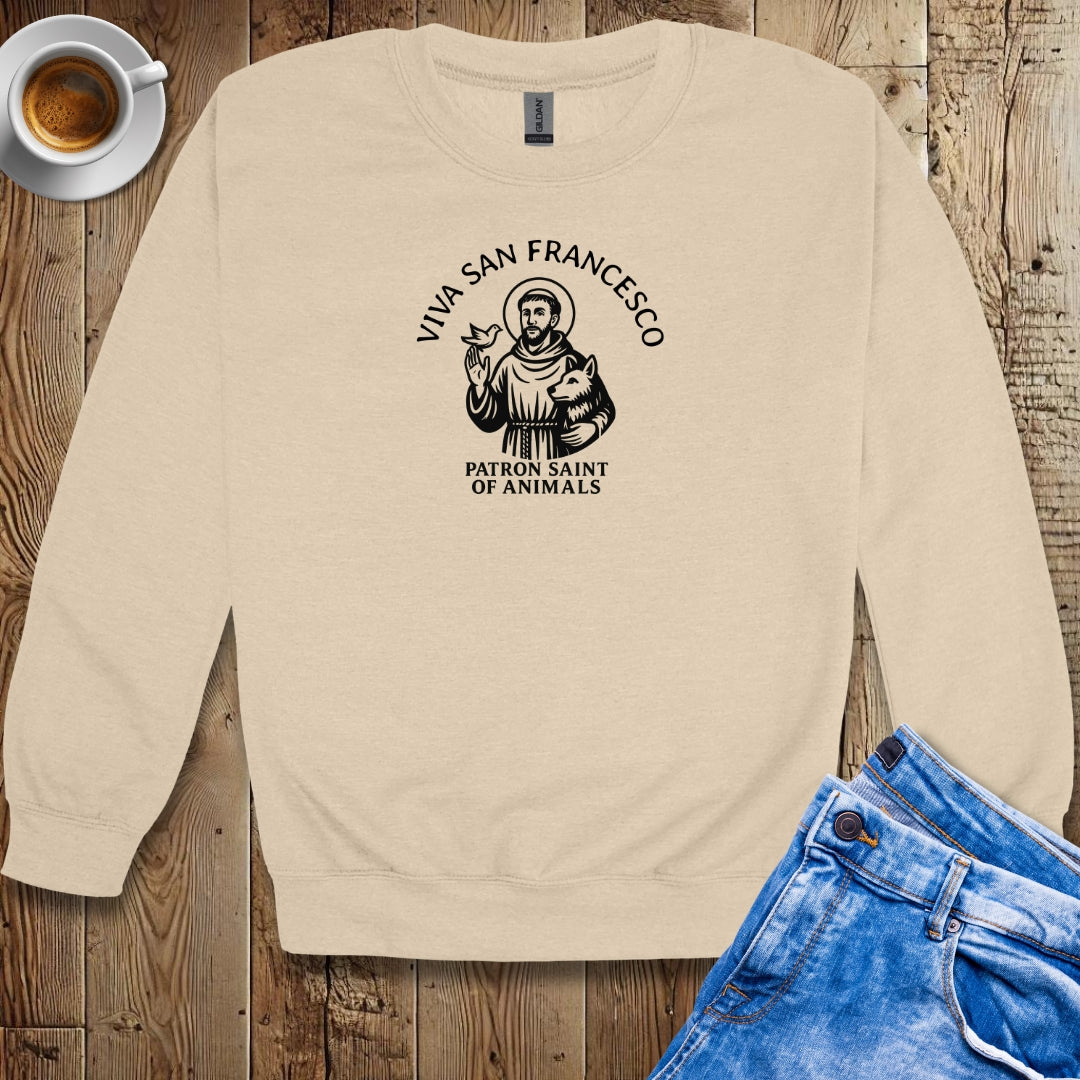 Viva San Francesco St Francis Sweatshirt