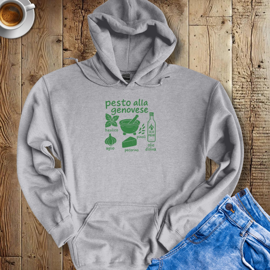 Pesto alla Genovese Ingredients Hoodie Sweatshirt