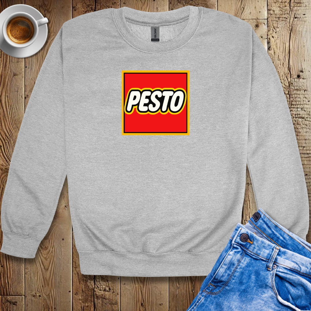 Pesto Lego Logo Parody Sweatshirt