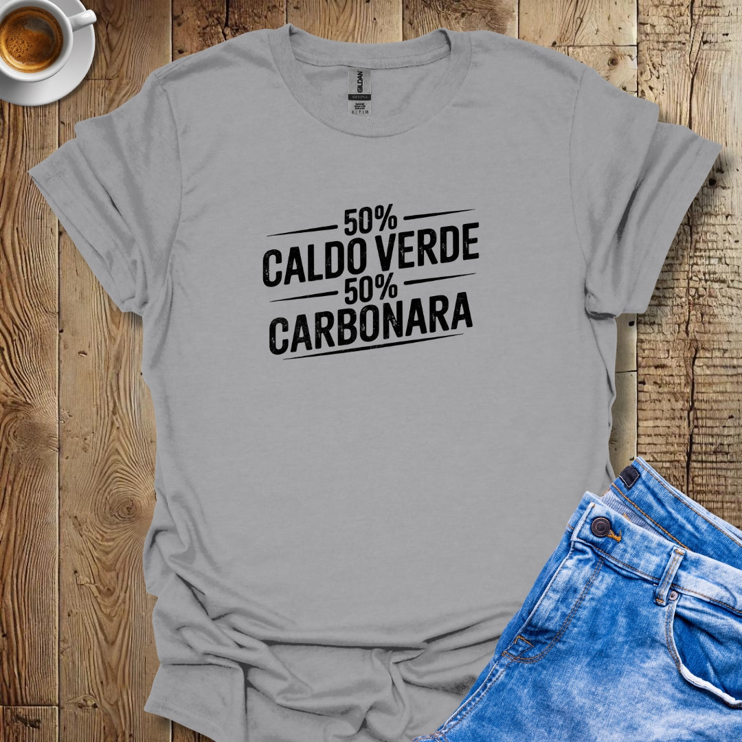 50% Caldo Verde 50% Carbonara Half Portuguese Italian Negroni Time
